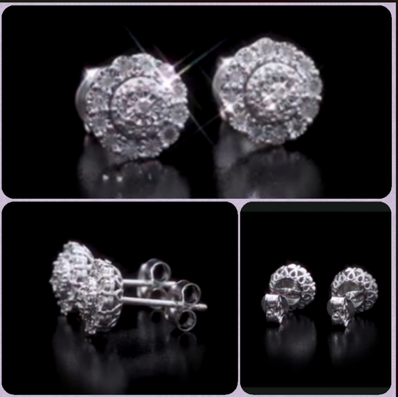 💥New Diamond Stud Earrings - Picture 4 of 10
